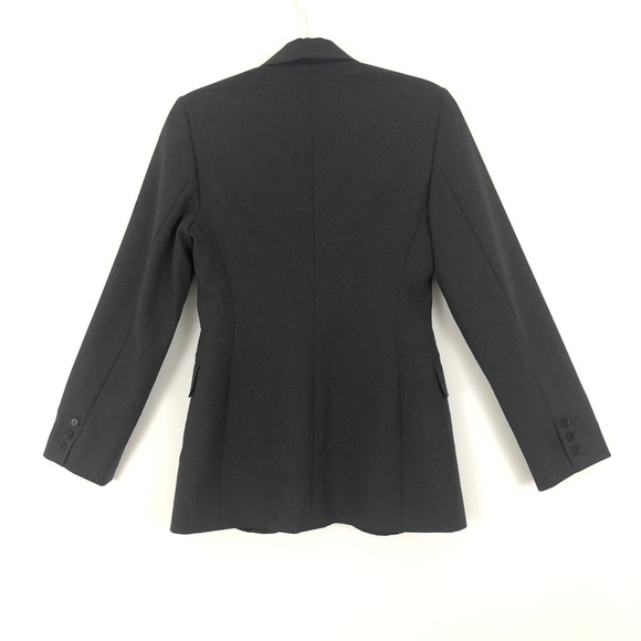 Sisley Gray Career Jacket Blazer Size IT 40 US 4 - Picture 2 of 3